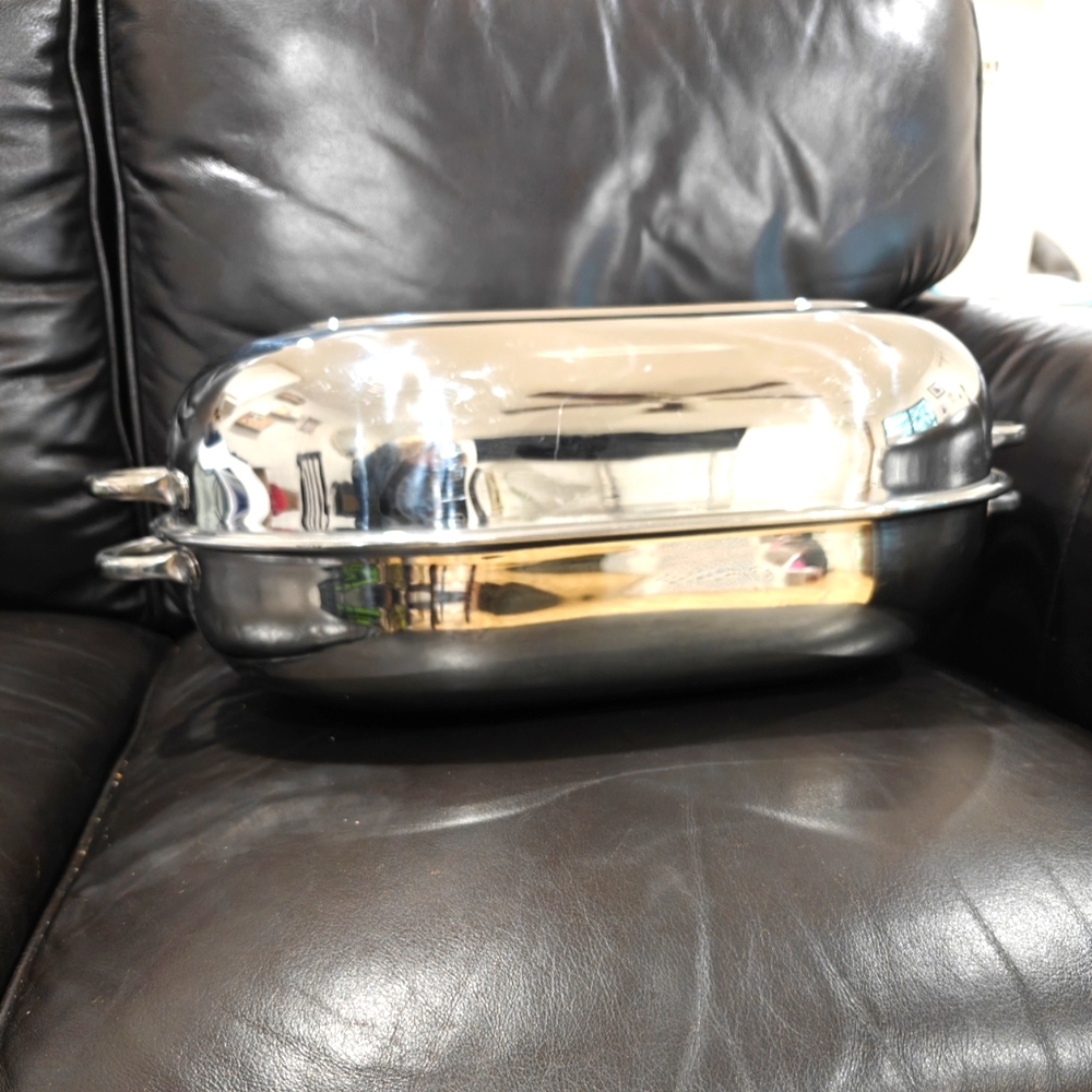 Vintage 80's Revere Ware Roaster Roasting pan